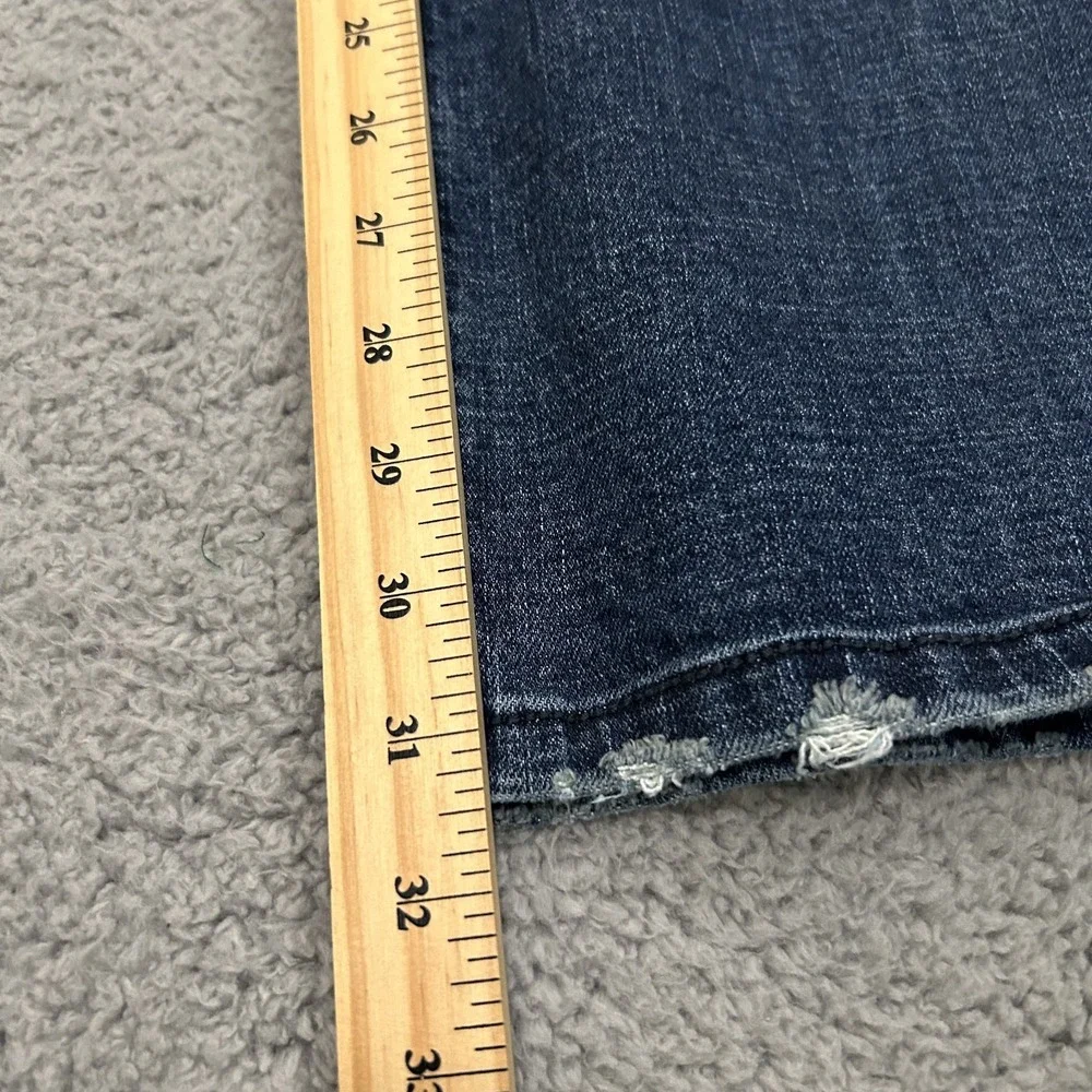 TK Axel Jeans Mens 36x32 Blue Denim Slim Boot Cut Medium Wash Western Stretch